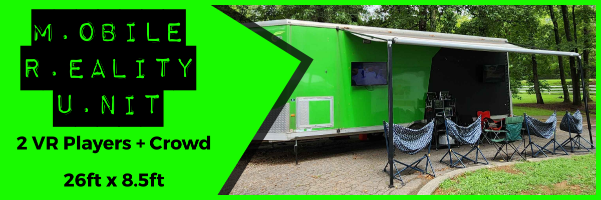 XRVR mobile VR trailer with two play bays